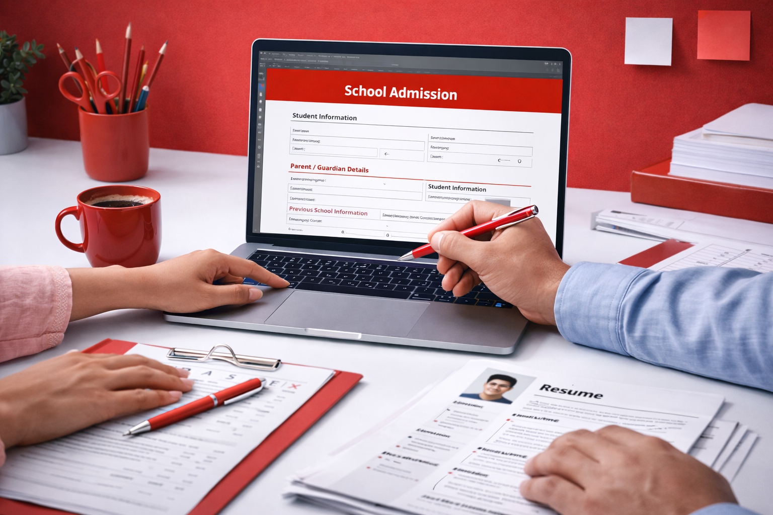 School Form Filling Services at Your Door Step